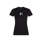 Karl Lagerfeld Black Cotton T-Shirt