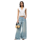 Karl Lagerfeld White Viscose Tank Tops