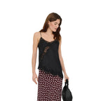 Jacqueline De Yong Black Polyester Tank Tops