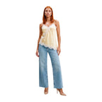 Jacqueline De Yong Beige Polyester Tank Tops