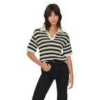 Jacqueline De Yong Bicolor Marabou T-Shirt