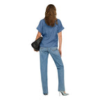 Only Blue Lyocell Shortsleeve Shirt