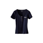 Guess Blue Viscose T-Shirt