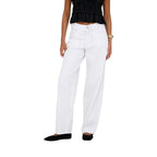 Only White Cotton Mom Jeans