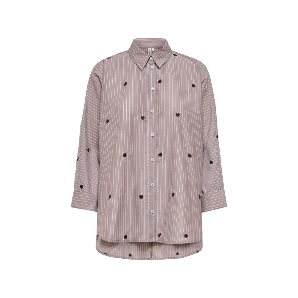 Only Brown Recycled Polyester Blouse