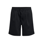 Only & Sons Black Recycled Polyester Bermuda Shorts