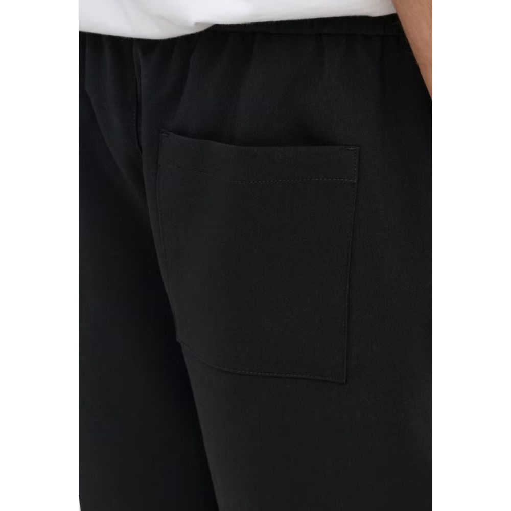 Only & Sons Black Recycled Polyester Bermuda Shorts