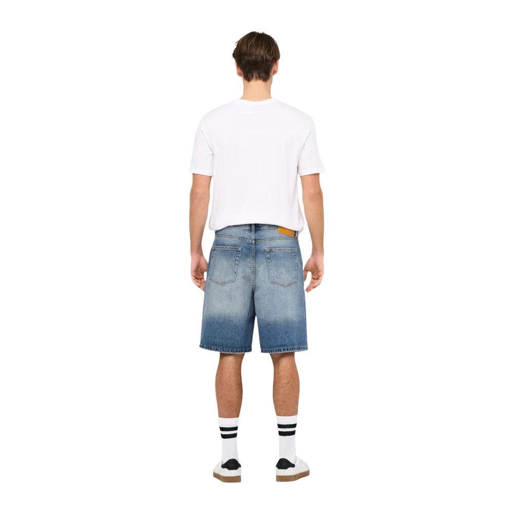 Only & Sons Light Blue Organic Cotton Bermuda Shorts