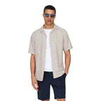 Only & Sons Beige Linen Shortsleeve Shirt