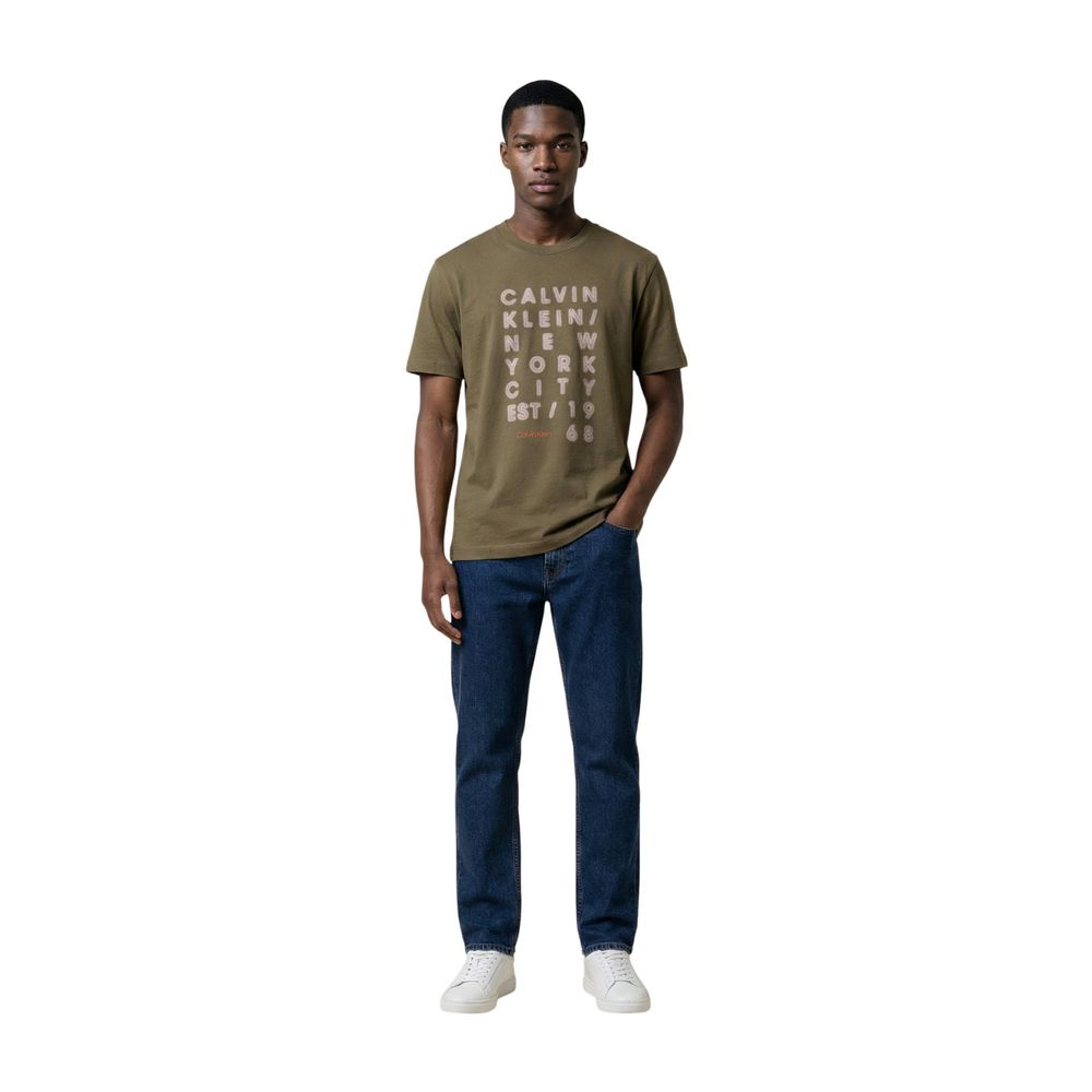 Calvin Klein Jeans Green Cotton T-Shirt