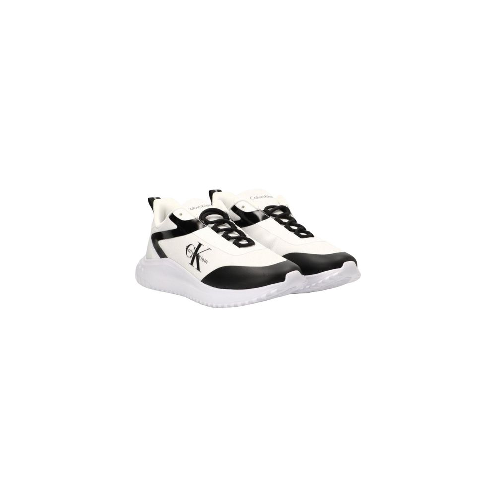 Calvin Klein Jeans Black And White Recycled Polyester Athletic Sneakers