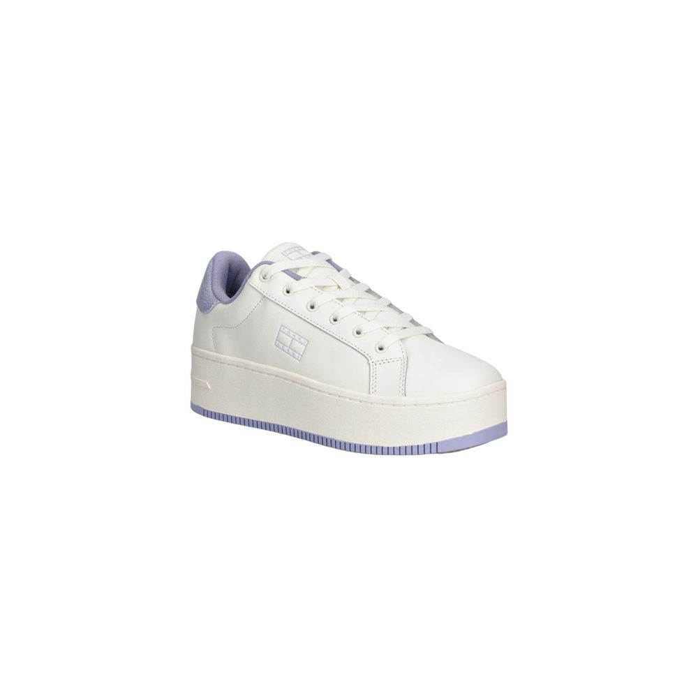 Tommy Hilfiger Jeans White Leather Chunky Sneakers