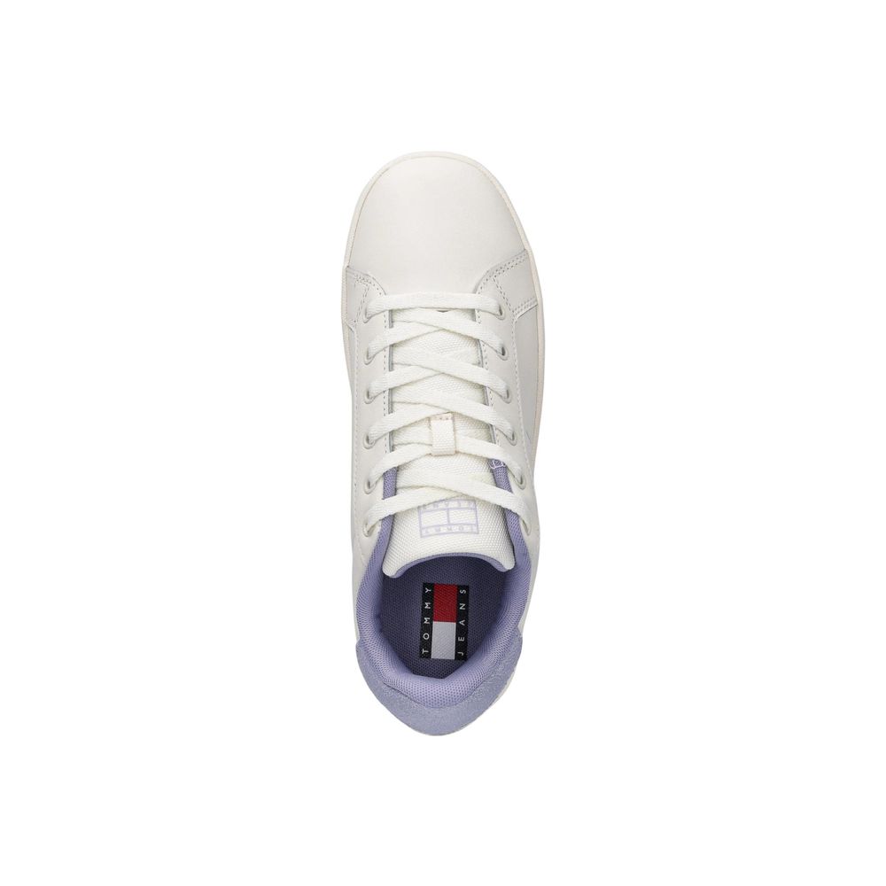 Tommy Hilfiger Jeans White Leather Chunky Sneakers