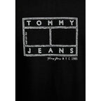 Tommy Hilfiger Jeans Black Recycled Cotton T-Shirt