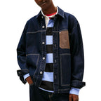Tommy Hilfiger Jeans Blue Recycled Cotton Denim Jacket