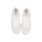 Armani Exchange White Polyamide Athletic Sneakers