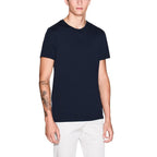 Armani Exchange Blue Cotton T-Shirt