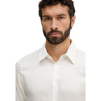 Armani Exchange Bicolor Viscose Pattern Shirt
