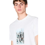 Armani Exchange White Cotton T-Shirt