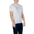 Armani Exchange White Cotton T-Shirt
