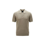Armani Exchange Beige Cotton Polo Shirt