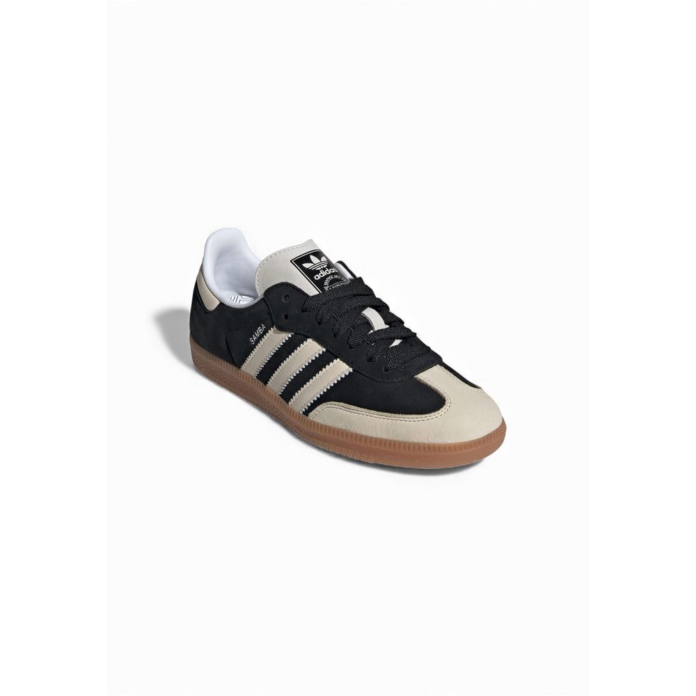 Adidas Originals Black Leather Low Top Sneakers