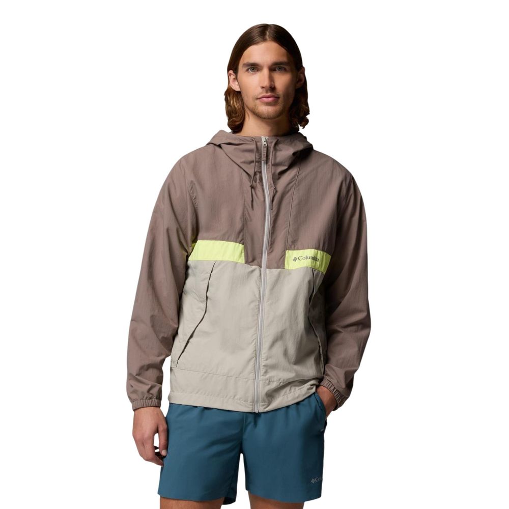 Columbia Gray Nylon Shell Jacket