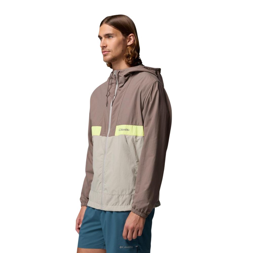 Columbia Gray Nylon Shell Jacket