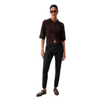 Liu Jo Black Cotton Chino Pants