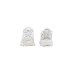Lacoste White Recycled Polyester Athletic Sneakers