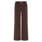 Guess Brown Lyocell Flared Pants