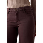 Guess Brown Lyocell Flared Pants
