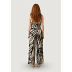Guess Brown Polyester Jumpsuit