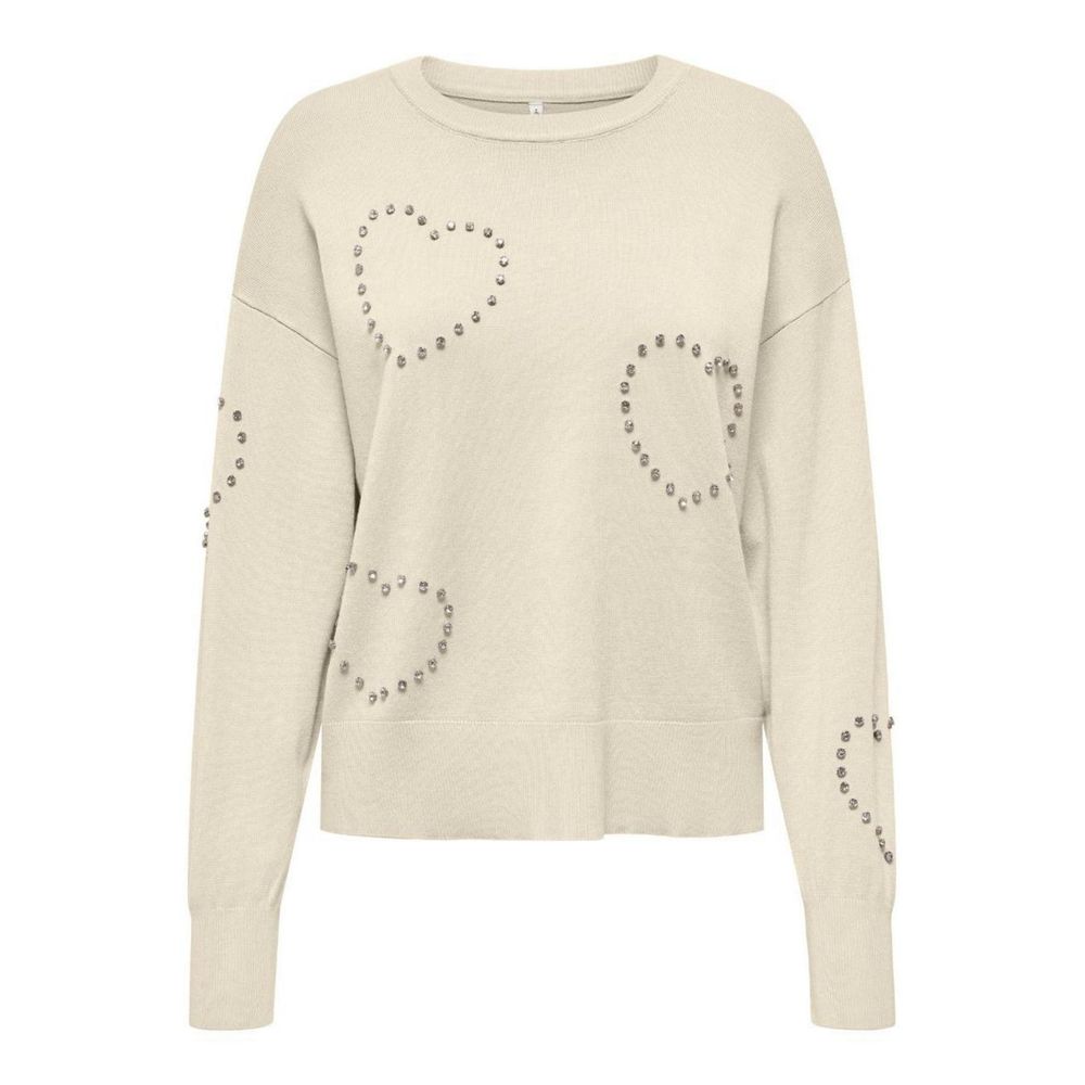 Only Cream Viscose Sweatshirt