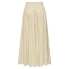 Jacqueline De Yong Beige Cotton Long Skirt