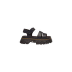 Dr. Martens Black Leather Flat Sandals