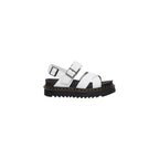 Dr. Martens White Leather Strap-On Sandals