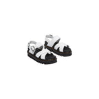 Dr. Martens White Leather Strap-On Sandals