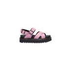 Dr. Martens Pink Leather Platform Sandals