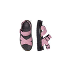 Dr. Martens Pink Leather Platform Sandals