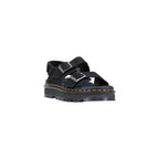Dr. Martens Black Leather Flat Sandals