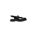 Dr. Martens Black Leather Flat Sandals