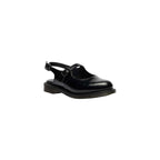 Dr. Martens Black Leather Flat Sandals