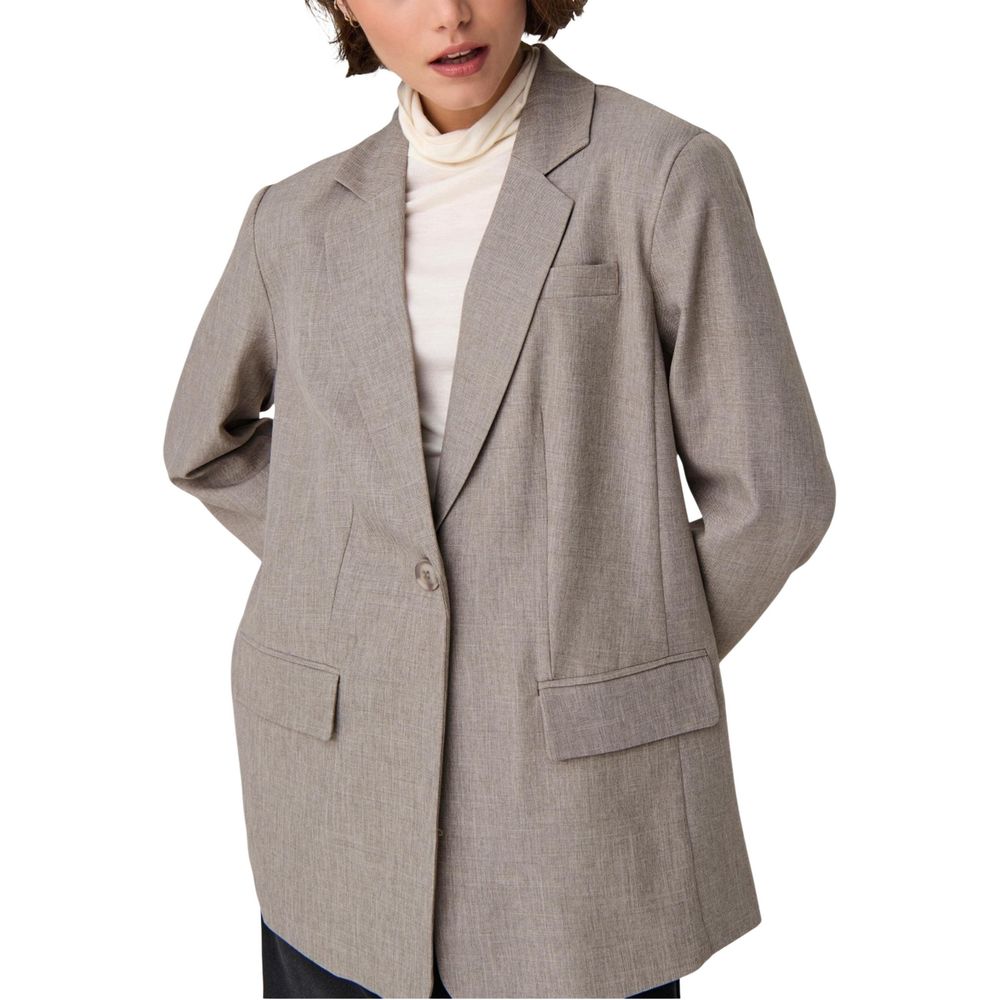 Only Beige Polyester Blazer