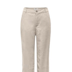 Only Beige Viscose Casual Pants