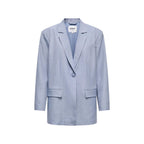 Only Blue Polyester Blazer