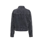 Only Black Cotton Denim Jacket