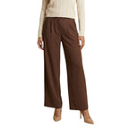 Only Brown Recycled Polyester Casual Pants