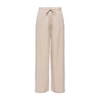 Only Beige Viscose Casual Pants
