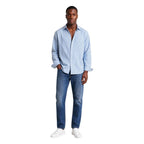 Only & Sons Blue Cotton Pattern Shirt